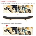 thumbnail image 2 of Football Skateboard Grip Tape Stickers (Pack of Two) - Emery Surface, PVC Back Material, Size 8.8x32.6in/22.4x83cm, 2 of 5