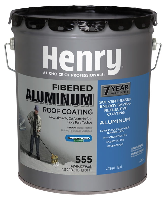 Henry Matte Asphalt Aluminum Roof Coating 4.75 gal.