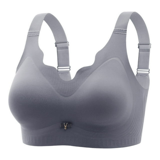 Ohufall Seamless Wireless Bras for Womens Comfortable Solid Color Bra with Soft Support Daily Bralettes