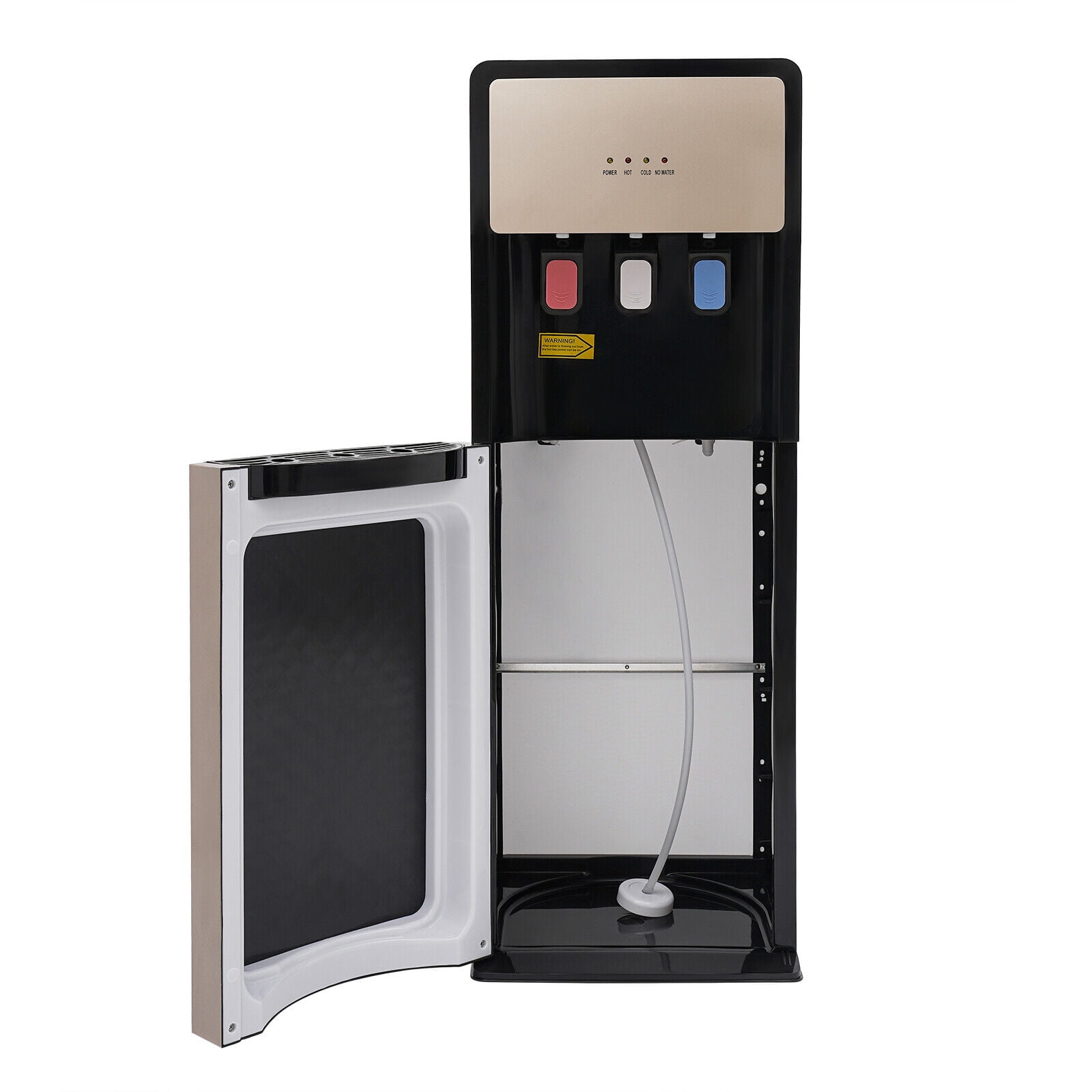 Bottom Loading Water Dispenser, 3 Temperatures (Hot, Cold, Room Temp), 500W Heating & 90W Cooling, Champagne Gold, Floor Standing Water Cooler for Home & Office