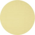 thumbnail image 1 of Ahgly Company Machine Washable Indoor Round Contemporary Chrome Gold Yellow Area Rugs, 6' Round, 1 of 7