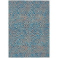 thumbnail image 2 of Addison Rugs Chantille Indoor/Outdoor Transitional Swirls Teal Washable Rectangle Rug, 3' x 5', 2 of 6