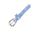 thumbnail image 2 of Women's Shinny Sparkly Bling Belts, 0.5" Wide Extra Thin Skinny PU Leather Waistband for Party Dresses Jeans 36.2x0.5" Blue, 2 of 6