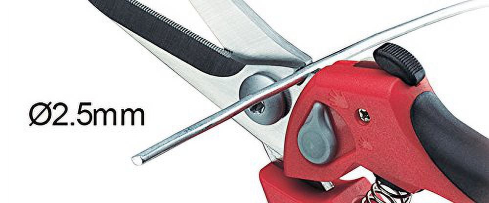 Ascend Tools 8 inch Heavy Duty Professional Spring Loaded Multipurpose Straight Edge Shears