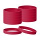 thumbnail image 1 of Uxcell 12Pcs Pulseras de Goma, Pulseras de Silicona de Color Sólido para Deporte/Ejercicio/Baloncesto Hombres Mujeres Adolescentes [Rojo], 1 of 6