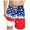 Sky Blue, variant on Gubotare Boy American Flag Swim Trunk Boy's Letter Graphic Track Shorts Waist Athletic Workout Shorts (Dark Blue,Size 13-14 Years)