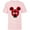 Soft Pink, variant on Disney Mickey Mouse BROTHER Holiday Family - Short Sleeve T-Shirt for Kids - Customized-White