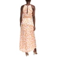 thumbnail image 2 of Maje womens  Satin Maxi Dress, T38, Orange, 2 of 4