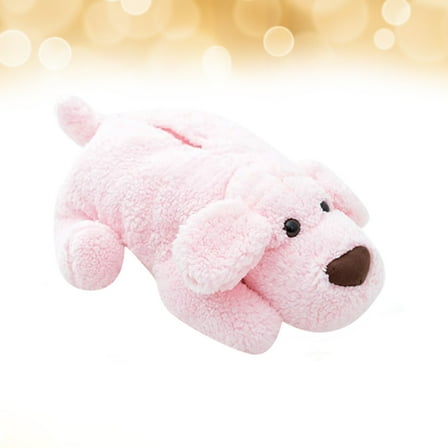 LABSERRON Cute Tissue Box Holder Pink Plush 38x0.3937x20x0.3937x16x0.3937in Rectangular Portable Home Use