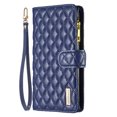 thumbnail image 4 of Zipper Wallet Case for Samsung Galaxy S22 Plus(6.6 inch) 2022, Allytech PU Leather Magnetic Flip Card Holder Phone Case with Wristlet Strap for Galaxy S22 Plus/ S22+ 5G, Blue, 4 of 6