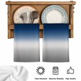 thumbnail image 6 of Navy Blue Gray Ombre Kitchen Towels Set of 4, Modern Gradient Abstract Art Soft Microfiber Dish Towels, Absorbent Quick-Dry Washable Dishcloths for Kitchen Cleaning, Drying Dishes, 18x28 Inches, 6 of 9