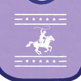 thumbnail image 4 of Inktastic Cowboy Silhouette Team Roping Rodeo Boys or Girls Baby Bib, 4 of 4
