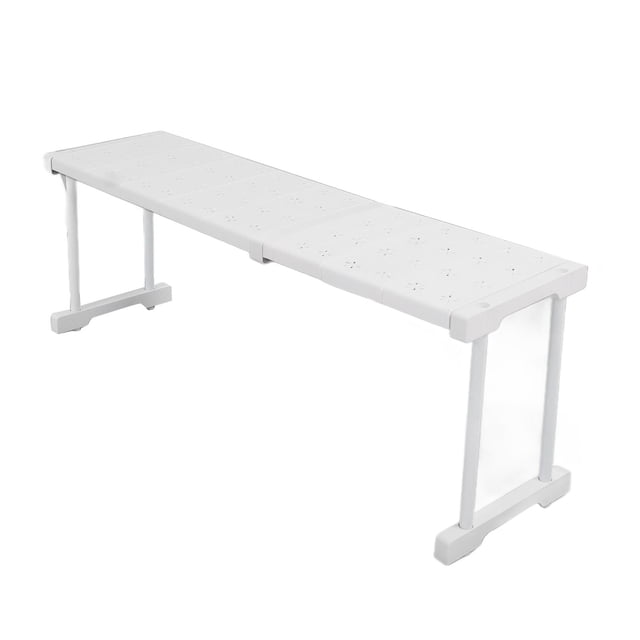 Expandable Shelf Partition Retractable Cupboard Rack Vegetable 121Lb Rack Expandable Divider for Layered Pantry Dividing Machine Closet