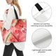 thumbnail image 3 of Fotbe Refreshing Watermelon Slices Bolsa Tote Estética de Lona con Estampado para Mujer - Bolsa Reutilizable de Hombro Casual para Vacaciones, Compras, Trabajo y Gimnasio, 3 of 8