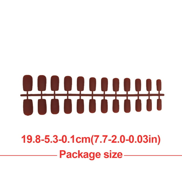 1 Set Glue on Nails Toe Files Medium Length Files Stick Full Cover Wraps Art Decals Artificial Beauty Tool Manicure Kit Decorations 17