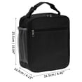 thumbnail image 4 of Unique Bargains Reusable Insulated Lunch Box Tote for Work Black 195 oz, 4 of 7