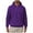 Purple, variant on Inleife Hooded Sweatshirts for Men Casual Fashion Solid Zipper Pullover Long Sleeve Hoodies