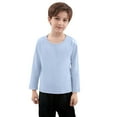 thumbnail image 6 of Kovlvoll Newborn Baby Boy's and Girl's Pajamas Shirts Crewneck Long Sleeve Thin Base Shirt Soft Comfy Sleepwear Tops, 6 of 6