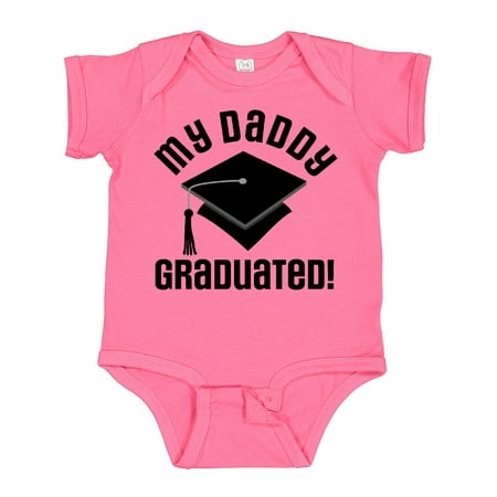 

Inktastic My Daddy Graduated College Graduate Gift Baby Boy or Baby Girl Bodysuit