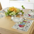 thumbnail image 4 of Ambesonne Music Place Mats Set of 4, Pop Art Doodle Style Art, Standard Size, Multicolor, 4 of 6