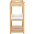 thumbnail image 4 of SAFAVIEH Akio Farmhouse 3 Tier Shelf, White/Natural Bamboo (18.5 in. W x 12.7 in. D x 28.3 in. H), 4 of 8