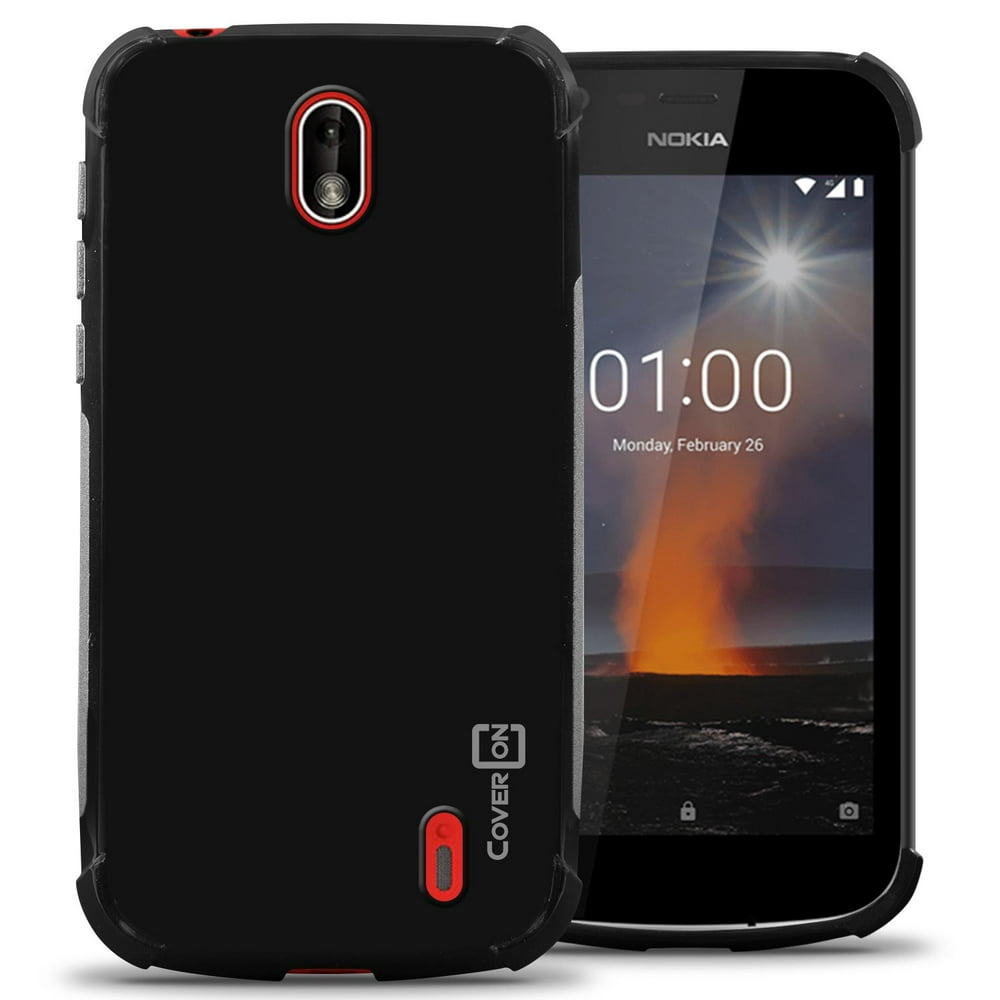 CoverON Nokia 1 (2018) Case, FlexGuard Series Soft Flexible Slim Fit