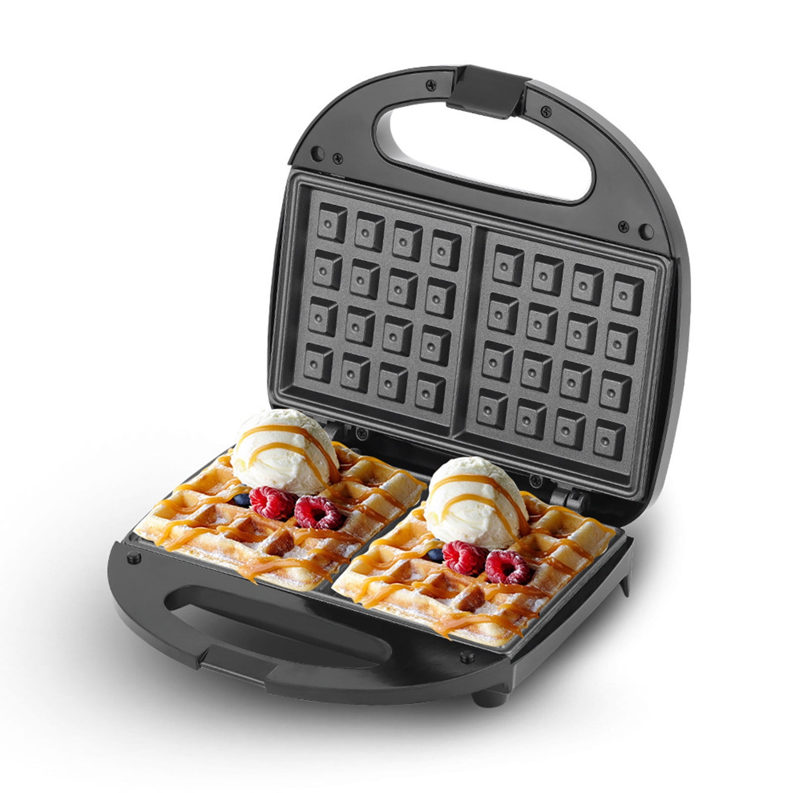  Sandwich Maker, Waffle Iron, multifun 2-in-1 Waffle, Omelet and  Turnover Maker with Non-stick Detachable Plates, LED Indicator Lights, Cool  Touch Handle, Anti-Skid Feet, Easy to Clean: Home & Kitchen