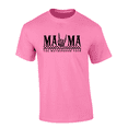 thumbnail image 2 of Womens Funny Whimsical Mother's Day Mama World Tour Black Design Ladies Short Sleeve T-Shirt-Azalea-5X-large, 2 of 4