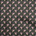 thumbnail image 1 of oneOone Polyester Lycra Black Fabric Florals Dress Material Fabric Print Fabric By The Yard 56 Inch Wide, 1 of 4