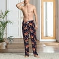 thumbnail image 6 of Lsque Leopard Print Print Men's Pajama Pants, Lounge Pant - Comfortable Home Wear,Elastic Waistband, Stylish Design-Small, 6 of 9