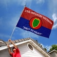 thumbnail image 3 of 2but 24th Infantry Division Flag First to Fight banner US Army Military ID Flags Polyester 3x5 FT Indoor Outdoor, 3 of 4