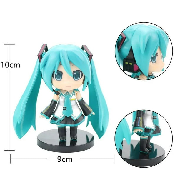 Figuras de acción de Anime Hatsune Miku de 20cm, cantante Vocal de princesa sakura, modelo de PVC, juguetes ornamentales para niños, pastel, decoración del hogar, regalo