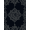 Black Gray, Pattern 17, variant on ODIKA Snake Moody Whimsical Boho Border Moth Witch Themed Gothic Witchy Refined for Dorm Room, Small Living Apartment, Stain Resistant Low Profile
