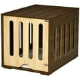 thumbnail image 2 of Yardi Yarda Furniture Style Dog Crate End Table with Removable Door Panel, Dog Crate Bed with Foam Cushion, Safety Lock, Indoor Use, for Small & Medium Dogs, Brown, 2 of 11