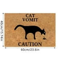 thumbnail image 3 of Funny Animal Vomit Pattern Door Mat Bathroom Living Room Welcome Door Decorative Floor Mat, 3 of 4
