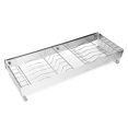 thumbnail image 4 of Bienvenido - Escurridor de pared de acero inoxidable 304 de una sola capa para platos, escurridor, organizador de cocina, 4 of 8