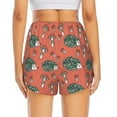 thumbnail image 4 of Uemuo Hedgehog Mushroom Pattern Women's Athletic Shorts High Waisted Running Shorts with Liner Pockets Gym Elastic Workout Shorts-X-Large, 4 of 9