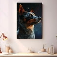 thumbnail image 4 of Australian Cattle Space Poster Wall Art Funny Dog - Australian Cattle Dog Canvas Wall Art For Bedroom Decor - Bedroom Decor Aesthetic - Gifts For Men, 4 of 6