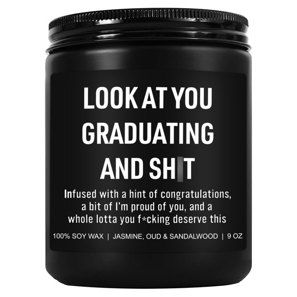 Candle Younift Funny Graduation 2025, regalo de 250 ml para ella y él