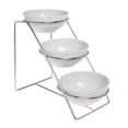 thumbnail image 7 of HUBERT 3-Tier Wire Bowl Holder - Chrome, 7 of 7