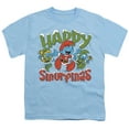 thumbnail image 2 of Smurfs Christmas, Happy Smurfmas Kids T Shirt for Youth Boys and Girls, Light Blue, Small, 2 of 5