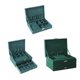 thumbnail image 3 of Sonducket Caja de almacenamiento de joyas para mujer, estuches de sujeción, a prueba de polvo para el hogar, soporte organizador de accesorios de Ropa, zapatos y accesorios Miscelánea Doble capa Sonducket AP016206-02, 3 of 6