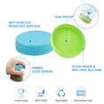 thumbnail image 3 of Unique Bargains 8 Pcs Plastic Mason Jar Lids Wide Mouth Mason Canning Jars Top Food Storage, 3 of 7