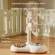 thumbnail image 5 of Fuente de agua automática vertical para perros, fuente de alimentación ajustable para mascotas, cuenco doble antivuelco de acero inoxidable para gatos, 5 of 5
