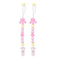 thumbnail image 2 of Clip para chupete soporte suave para chupete 2 uds  color brillante y Flexible para viajes en casa ANGGREK Otros, 2 of 8