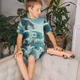 thumbnail image 4 of Balery Polar Bear On Iceberg Conjunto de Pijama Infantil de Manga Corta con Estampado – Ropa de Dormir de Algodón Suave-Medium, 4 of 6