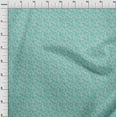 thumbnail image 3 of oneOone Organic Cotton Voile Fabric Brush Stroke & Fruits Printed Fabric 1 Yard 42 Inch Wide, 3 of 4