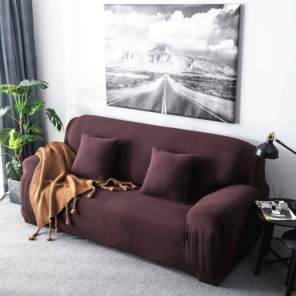 Hurrise High Stretch Polyester Elastic Sofa Slipcovers 1 4 Seater
