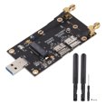 thumbnail image 3 of LHCER LTE Modem,NGFF M.2 To USB3.0 Adapter Dual SIM Card Slot LTE Modem With Antennas Screws For LTE/4G/5G Module, 3 of 8