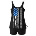 thumbnail image 6 of nerohusy American Flag Tankini Bathing Suit Women,Women's Patriotic Tankini Swimsuit,4th of July Swimsuits for Women 2024 Tummy Control Two Piece Swimsuits Blouson Tankini Top with Boy Shorts,Blue XXL, 6 of 6